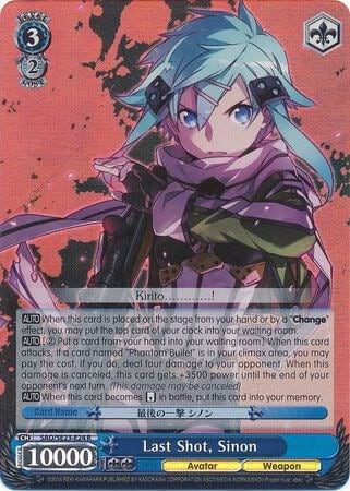 Last Shot, Sinon (Parallel Foil), Sword Art Online II SAO/SE23-E24 R