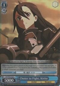 Choice to Fight, Kirito (Parallel Foil), Sword Art Online II SAO/SE23-E29 C