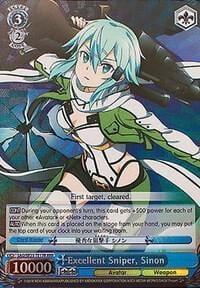Excellent Sniper, Sinon (RRR), Sword Art Online II SAO/SE23-TE17R RRR
