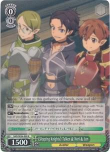 "Sleeping Knights" Talken & Nori & Jun (Parallel Foil), Sword Art Online II Vol.2 SAO/SE26-E09 R