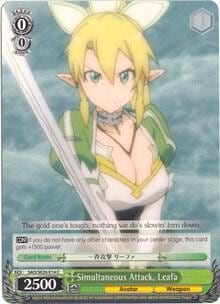 Simultaneous Attack, Leafa, Sword Art Online II Vol.2 SAO/SE26-E14 C