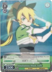 Simultaneous Attack, Leafa (Parallel Foil), Sword Art Online II Vol.2 SAO/SE26-E14 C