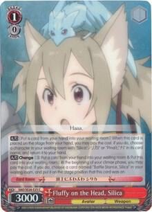 Fluffy on the Head, Silica (Parallel Foil), Sword Art Online II Vol.2 SAO/SE26-E25 C