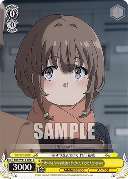 Moving Forward Step by Step, Kaede Azusagawa, Rascal Does Not Dream Series SBY/W114-E021 C
