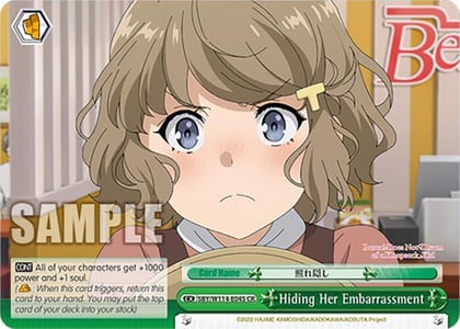 Hiding Her Embarrassment, Rascal Does Not Dream Series SBY/W114-E045 CR