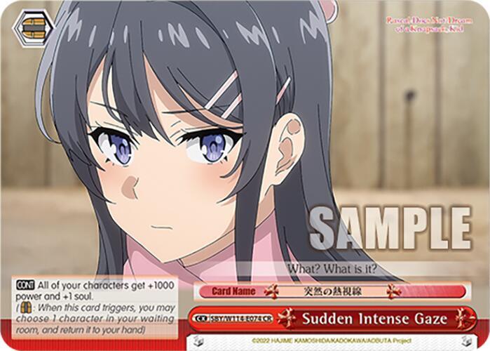 Sudden Intense Gaze, Rascal Does Not Dream Series SBY/W114-E074 CR