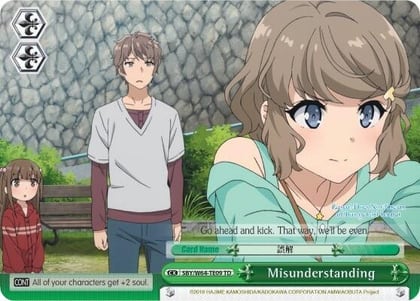 Misunderstanding, Rascal Does Not Dream of Bunny Girl Senpai SBY/W64-TE09 TD