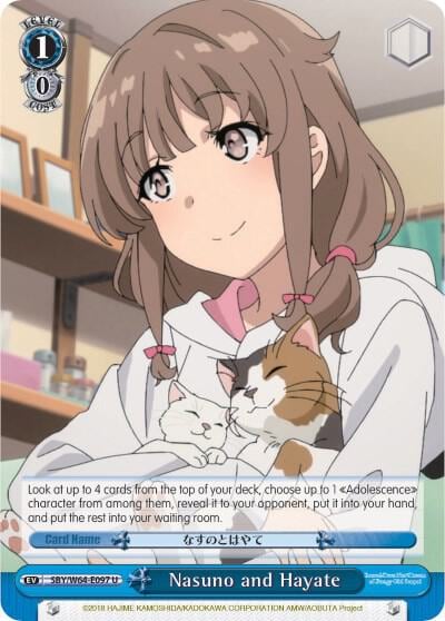 Nasuno and Hayate, Rascal Does Not Dream of Bunny Girl Senpai SBY/W64-E097 U