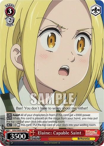 Elaine: Capable Saint, The Seven Deadly Sins: Revival of The Commandments SDS/SX05-063 R