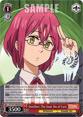 Gowther: The Goat Sin of Lust (DSR), The Seven Deadly Sins: Revival of The Commandments SDS/SX05-068DSR DSR