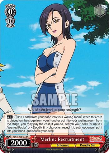 Merlin: Recruitment, The Seven Deadly Sins: Revival of The Commandments SDS/SX05-072 C