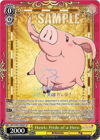 Hawk: Pride of a Hero (SP), The Seven Deadly Sins: Revival of The Commandments SDS/SX05-002SP SP