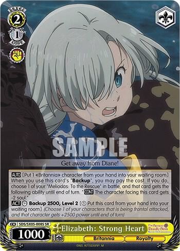 Elizabeth: Strong Heart (SR), The Seven Deadly Sins: Revival of The Commandments SDS/SX05-008S SR