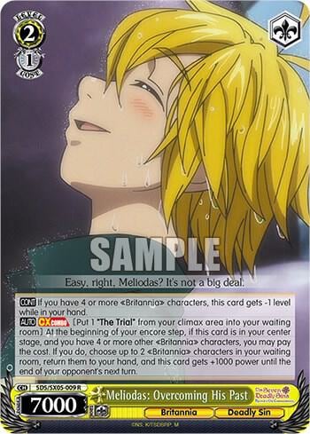 Meliodas: Overcoming His Past, The Seven Deadly Sins: Revival of The Commandments SDS/SX05-009 R