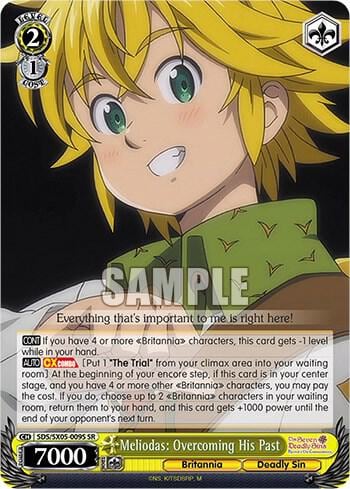 Meliodas: Overcoming His Past (SR), The Seven Deadly Sins: Revival of The Commandments SDS/SX05-009S SR