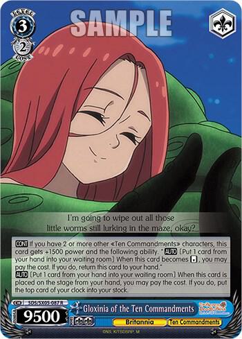 Gloxinia of the Ten Commandments, The Seven Deadly Sins: Revival of The Commandments SDS/SX05-087 R