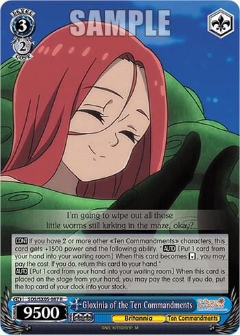 Gloxinia of the Ten Commandments, The Seven Deadly Sins: Revival of The Commandments SDS/SX05-087 R