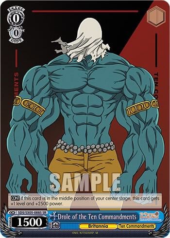 Drole of the Ten Commandments (SR), The Seven Deadly Sins: Revival of The Commandments SDS/SX05-088S SR