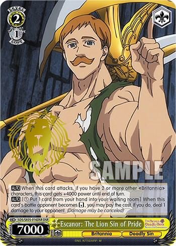 Escanor: The Lion Sin of Pride (DSR), The Seven Deadly Sins: Revival of The Commandments SDS/SX05-016DSR DSR