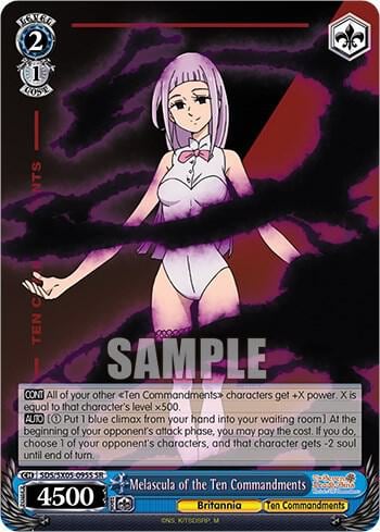 Melascula of the Ten Commandments (SR), The Seven Deadly Sins: Revival of The Commandments SDS/SX05-095S SR