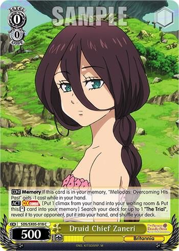 Druid Chief Zaneri, The Seven Deadly Sins: Revival of The Commandments SDS/SX05-018 C