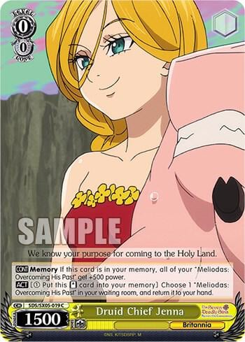 Druid Chief Jenna, The Seven Deadly Sins: Revival of The Commandments SDS/SX05-019 C
