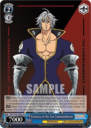 Estarossa of the Ten Commandments (SR), The Seven Deadly Sins: Revival of The Commandments SDS/SX05-096S SR