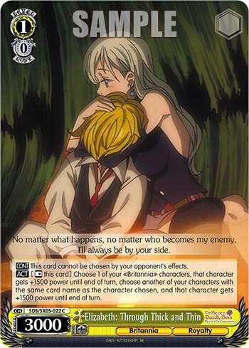 Elizabeth: Through Thick and Thin, The Seven Deadly Sins: Revival of The Commandments SDS/SX05-022 C
