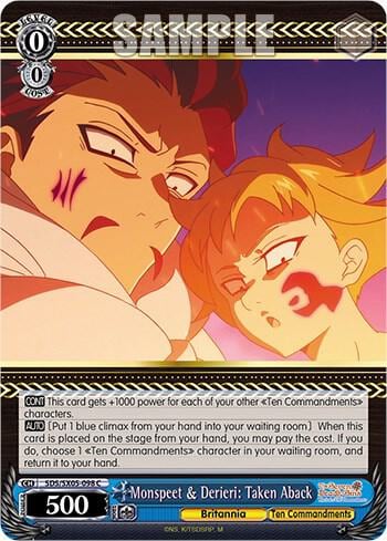Monspeet & Derieri: Taken Aback, The Seven Deadly Sins: Revival of The Commandments SDS/SX05-098 C