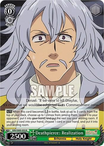 Deathpierce: Realization, The Seven Deadly Sins: Revival of The Commandments SDS/SX05-033 R