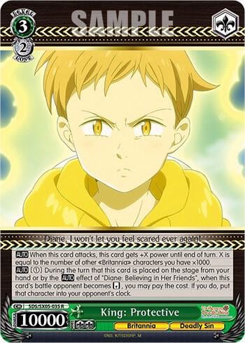 King: Protective, The Seven Deadly Sins: Revival of The Commandments SDS/SX05-035 R