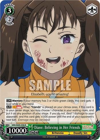 Diane: Believing in Her Friends, The Seven Deadly Sins: Revival of The Commandments SDS/SX05-036 R