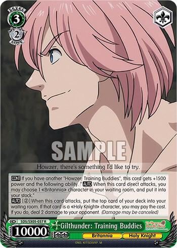Gilthunder: Training Buddies, The Seven Deadly Sins: Revival of The Commandments SDS/SX05-037 R