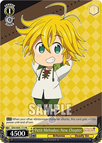 Petit Meliodas: New Chapter, The Seven Deadly Sins: Revival of The Commandments SDS/SX05-111 PR
