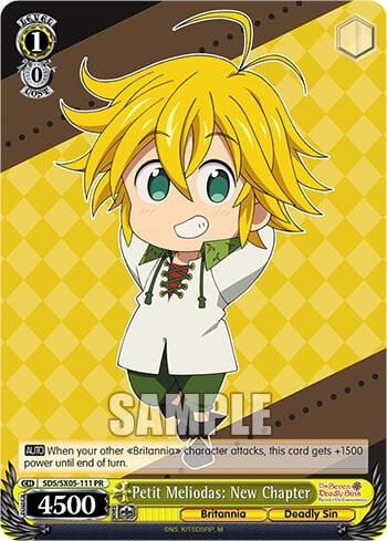 Petit Meliodas: New Chapter, The Seven Deadly Sins: Revival of The Commandments SDS/SX05-111 PR