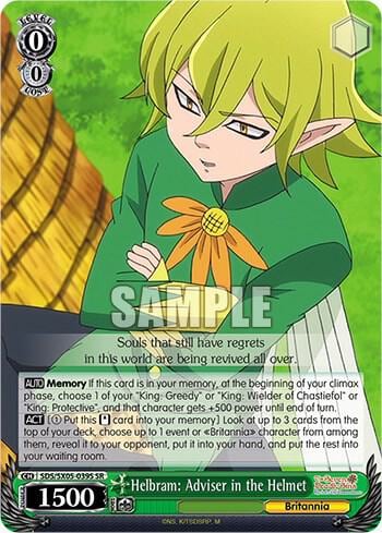 Helbram: Adviser in the Helmet (SR), The Seven Deadly Sins: Revival of The Commandments SDS/SX05-039S SR