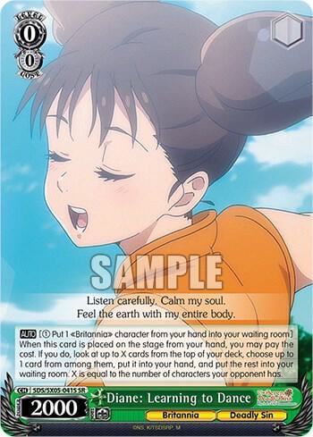 Diane: Learning to Dance (SR), The Seven Deadly Sins: Revival of The Commandments SDS/SX05-041S SR