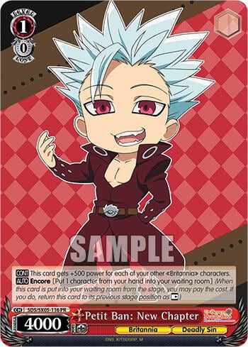 Petit Ban: New Chapter, The Seven Deadly Sins: Revival of The Commandments SDS/SX05-116 PR