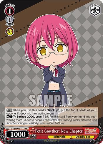 Petit Gowther: New Chapter, The Seven Deadly Sins: Revival of The Commandments SDS/SX05-117 PR