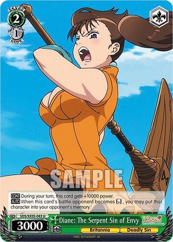 Diane: The Serpent Sin of Envy, The Seven Deadly Sins: Revival of The Commandments SDS/SX05-043 U