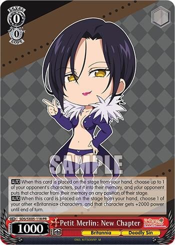 Petit Merlin: New Chapter, The Seven Deadly Sins: Revival of The Commandments SDS/SX05-118 PR