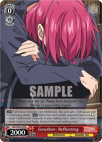 Gowther: Reflecting, The Seven Deadly Sins: Revival of The Commandments SDS/SX05-059 R