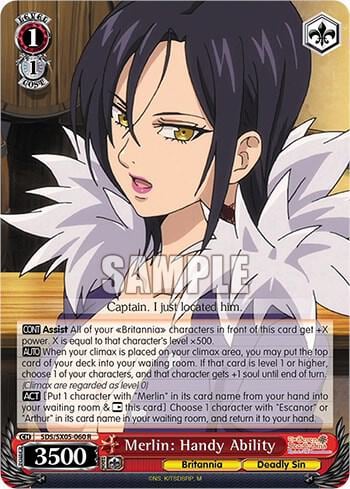 Merlin: Handy Ability, The Seven Deadly Sins: Revival of The Commandments SDS/SX05-060 R