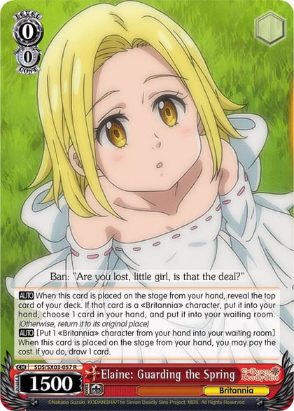 Elaine: Guarding the Spring, The Seven Deadly Sins SDS/SX03-057 R