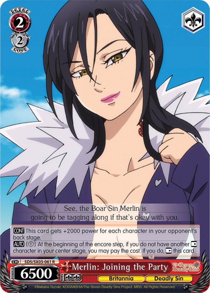 Merlin: Joining the Party, The Seven Deadly Sins SDS/SX03-061 R