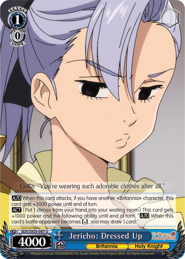 Jericho: Dressed Up, The Seven Deadly Sins SDS/SX03-087 U