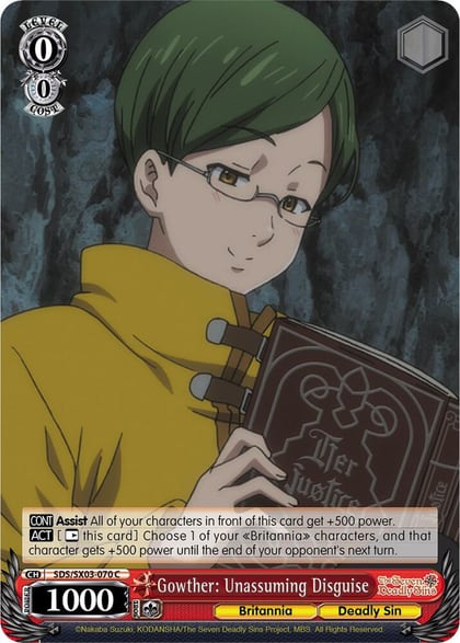 Gowther: Unassuming Disguise, The Seven Deadly Sins SDS/SX03-070 C