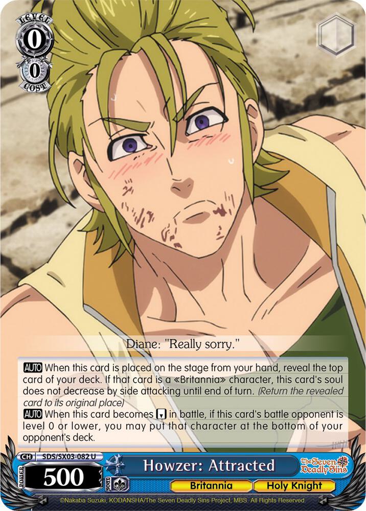 Howzer: Attracted, The Seven Deadly Sins SDS/SX03-082 U