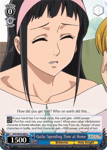 Guila: Spending Time at Home, The Seven Deadly Sins SDS/SX03-084 U