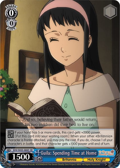 Guila: Spending Time at Home (SR), The Seven Deadly Sins SDS/SX03-084S SR